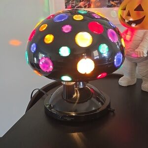 Vintage 90s Mushroom rotating strobe light